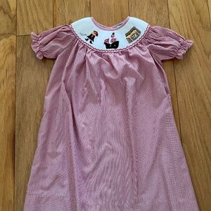 Toddler girls smocked dress